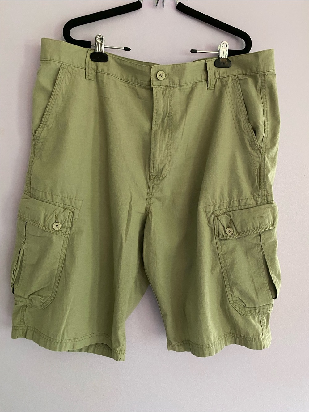 Calvin Klein Jeans Olive Green Cargo Shorts